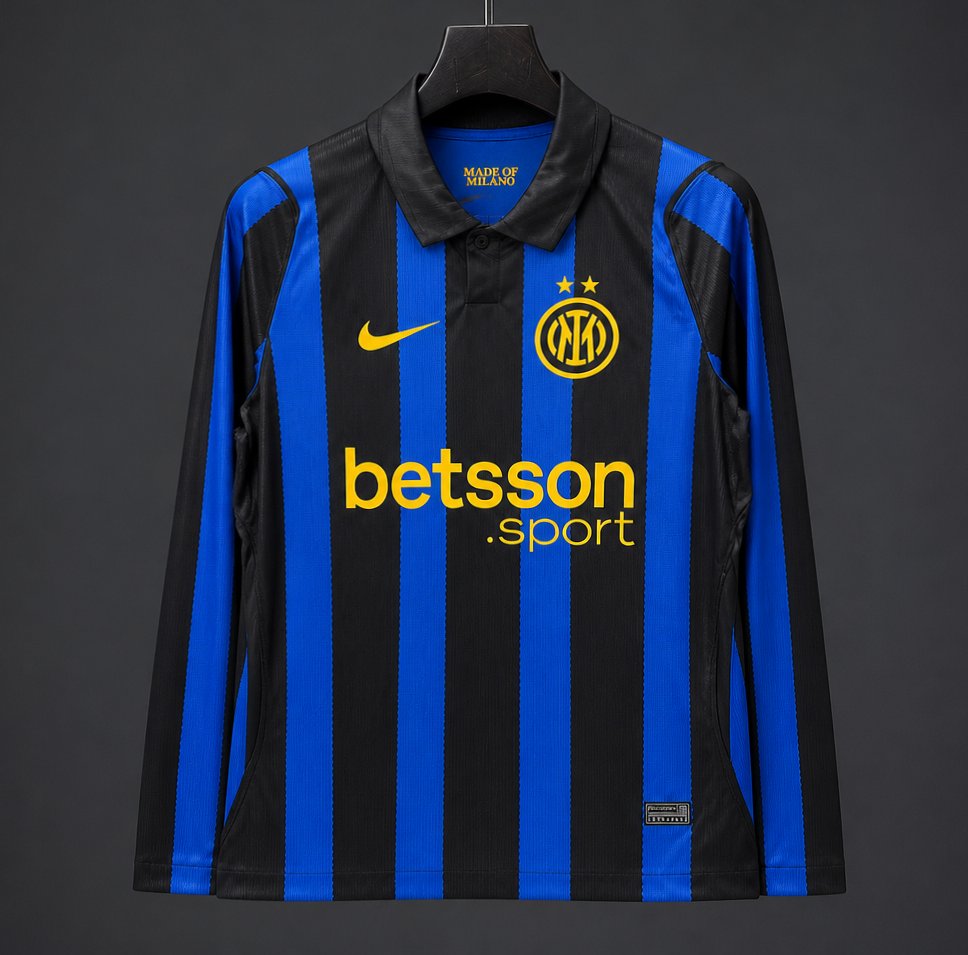 Maillot 26/27 Inter Milan Domicile Manches Longues
