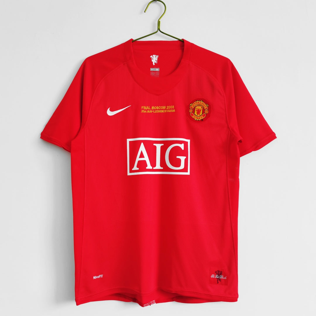 Manchester United maillot Domicile Rétro 2007 2008