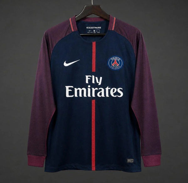 2017-2018 Maillot  PSG Domicile Retro Manches Longues