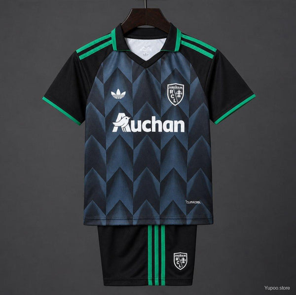 26/27 Ensemble Enfant  RC Lens Away Black Green - 2-3 ans