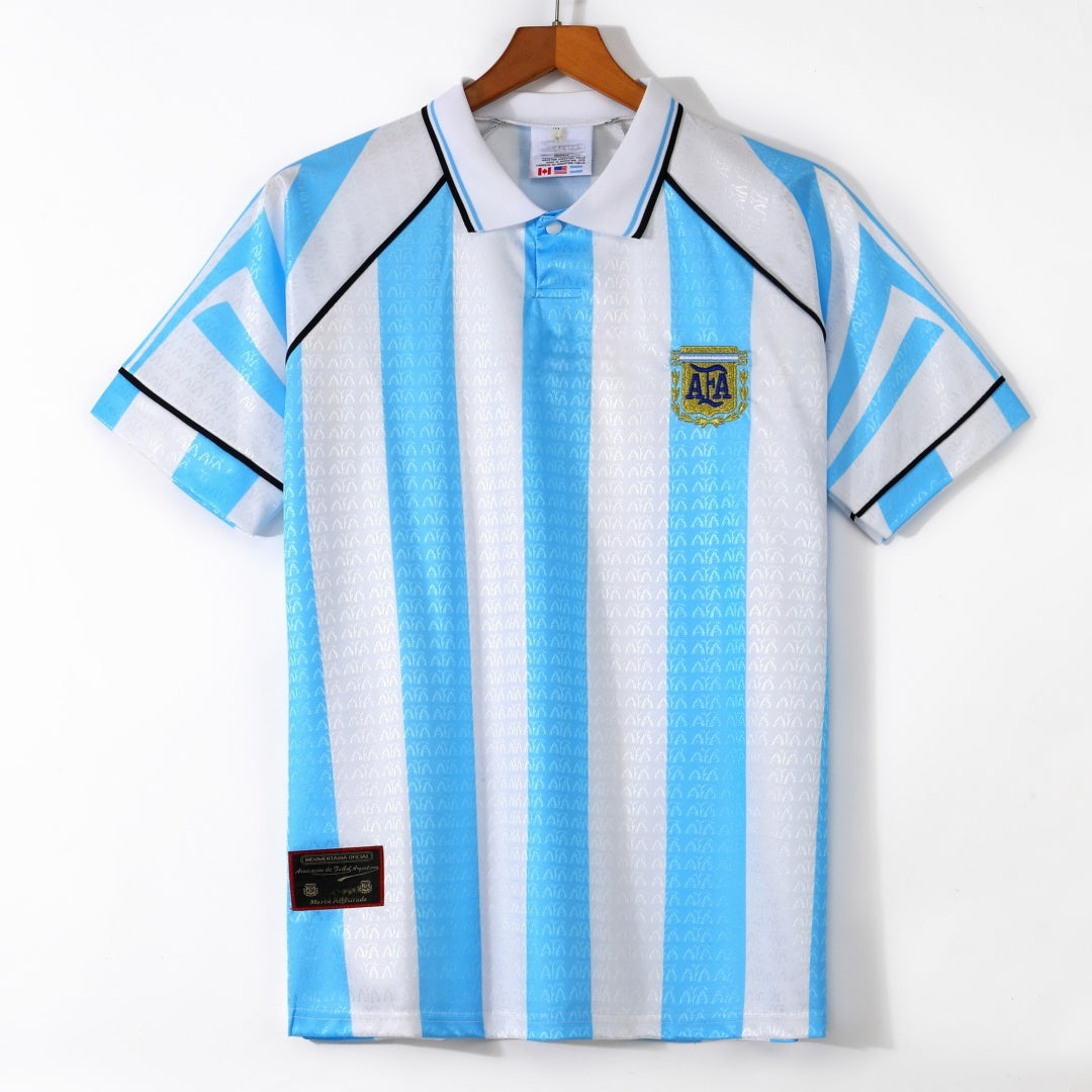 1996-1997 Maillot  Argentine Domicile Retro