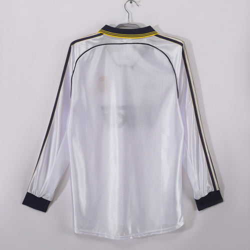 1998-2000 Maillot Retro Real Madrid Domicile Manches Longues