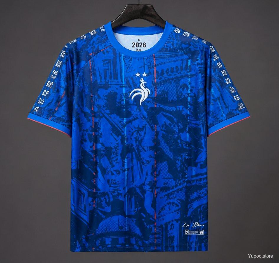 Maillot  2026 France 'Les Bleus' Heritage